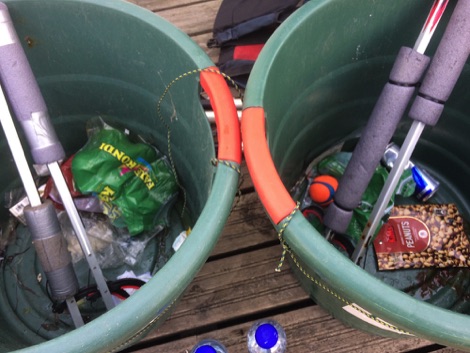 Rubbish collected on GreenKayak, Copenhagen